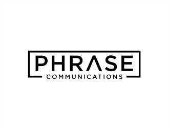 Phrase Communications logo design by evdesign