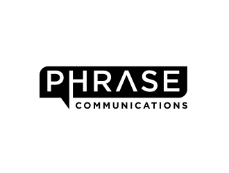 Phrase Communications logo design by evdesign
