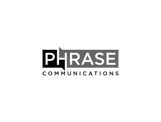 Phrase Communications logo design by RIANW