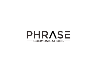 Phrase Communications logo design by RIANW