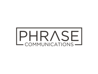 Phrase Communications logo design by BintangDesign