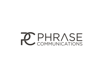 Phrase Communications logo design by BintangDesign