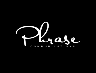 Phrase Communications logo design by kimora
