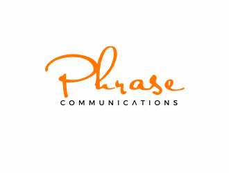 Phrase Communications logo design by kimora