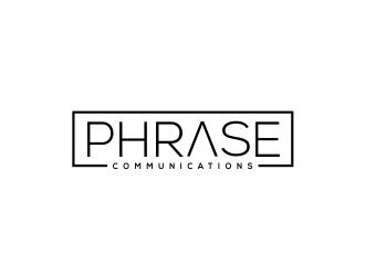 Phrase Communications logo design by kimora