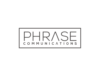 Phrase Communications logo design by kimora