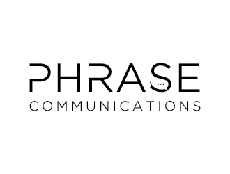 Phrase Communications logo design by Fear