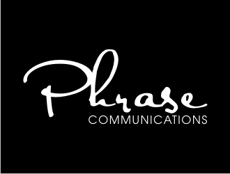 Phrase Communications logo design by Landung