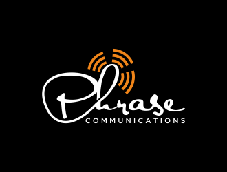Phrase Communications logo design by Mahrein