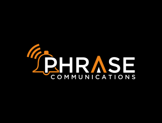 Phrase Communications logo design by Mahrein