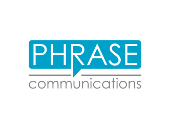 Phrase Communications logo design by serprimero