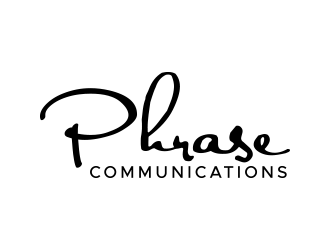 Phrase Communications logo design by lexipej