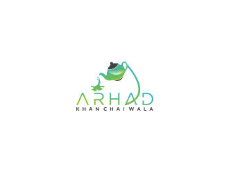 ARHAD KHAN CHAI WALA logo design by bricton