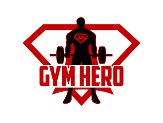 Gym Hero logo design by beejo