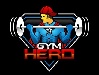 Gym Hero logo design by DreamLogoDesign