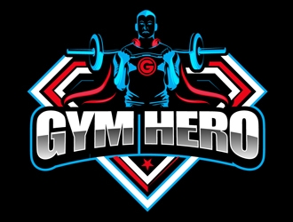 Gym Hero logo design by DreamLogoDesign