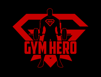 Gym Hero logo design by beejo
