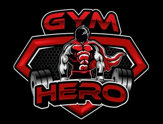 Gym Hero logo design by DreamLogoDesign
