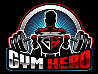 Gym Hero logo design by Suvendu