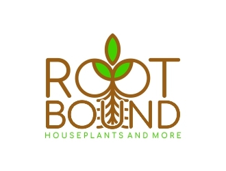 Root Bound  - Houseplants and More logo design by b3no