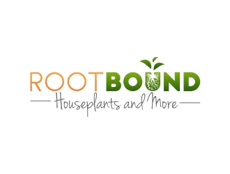 Root Bound  - Houseplants and More logo design by yans