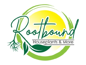 Root Bound  - Houseplants and More logo design by MAXR