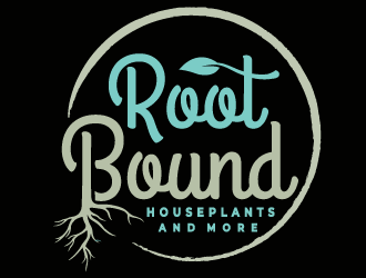 Root Bound  - Houseplants and More logo design by MonkDesign