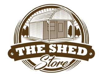 The Shed Store  logo design by MAXR