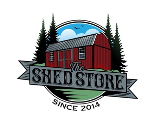 The Shed Store  logo design by DreamLogoDesign