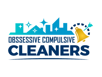 Obsessive Compulsive Cleaners  logo design by Coolwanz