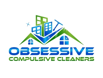 Obsessive Compulsive Cleaners  logo design by abss
