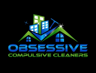 Obsessive Compulsive Cleaners  logo design by abss