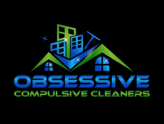 Obsessive Compulsive Cleaners  logo design by abss