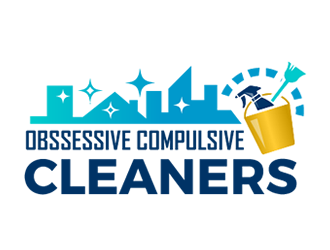 Obsessive Compulsive Cleaners  logo design by Coolwanz