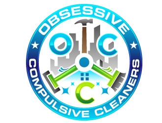 Obsessive Compulsive Cleaners  logo design by Suvendu