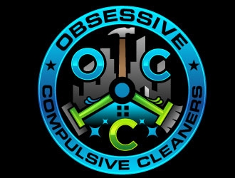 Obsessive Compulsive Cleaners  logo design by Suvendu