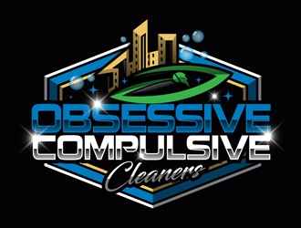 Obsessive Compulsive Cleaners  logo design by DreamLogoDesign
