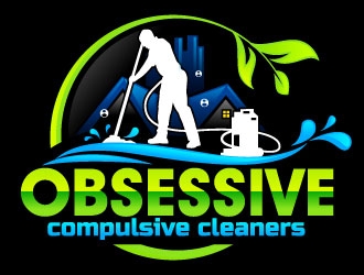 Obsessive Compulsive Cleaners  logo design by Suvendu