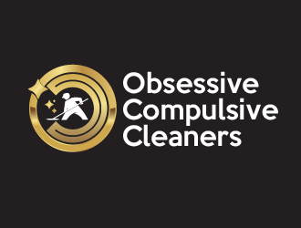 Obsessive Compulsive Cleaners  logo design by enan+graphics