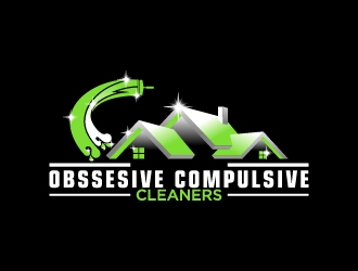 Obsessive Compulsive Cleaners  logo design by Hansiiip