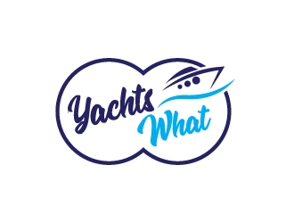 Yachts What (part of Super Yacht Captain) logo design by MonkDesign