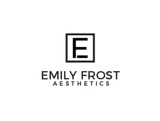 Emily Frost Aesthetics logo design by MarkindDesign