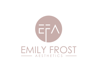 Emily Frost Aesthetics logo design by Barkah