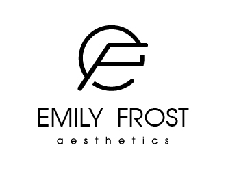 Emily Frost Aesthetics logo design by enan+graphics