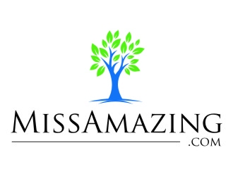 MissAmazing.com logo design by jetzu