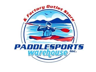 Paddlesports Warehouse, Inc. logo design by DreamLogoDesign