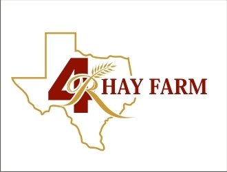 4R Hay Farm logo design by GURUARTS