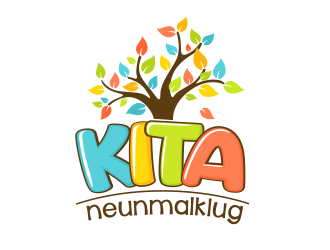 KITA neunmalklug logo design by veron