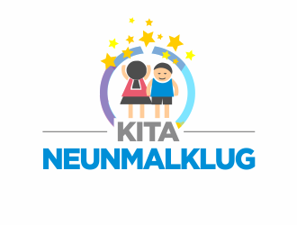 KITA neunmalklug logo design by YONK