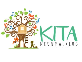 KITA neunmalklug logo design by Suvendu